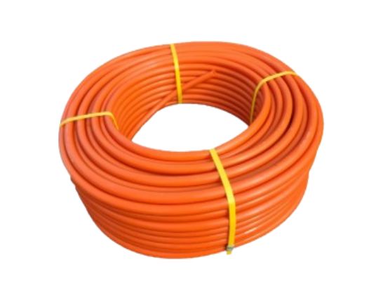Rollo de poliducto naranja